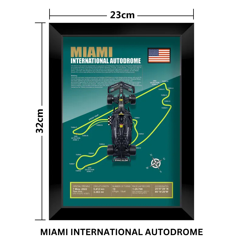 3D F1 Car Frame - Hamilton's W14E