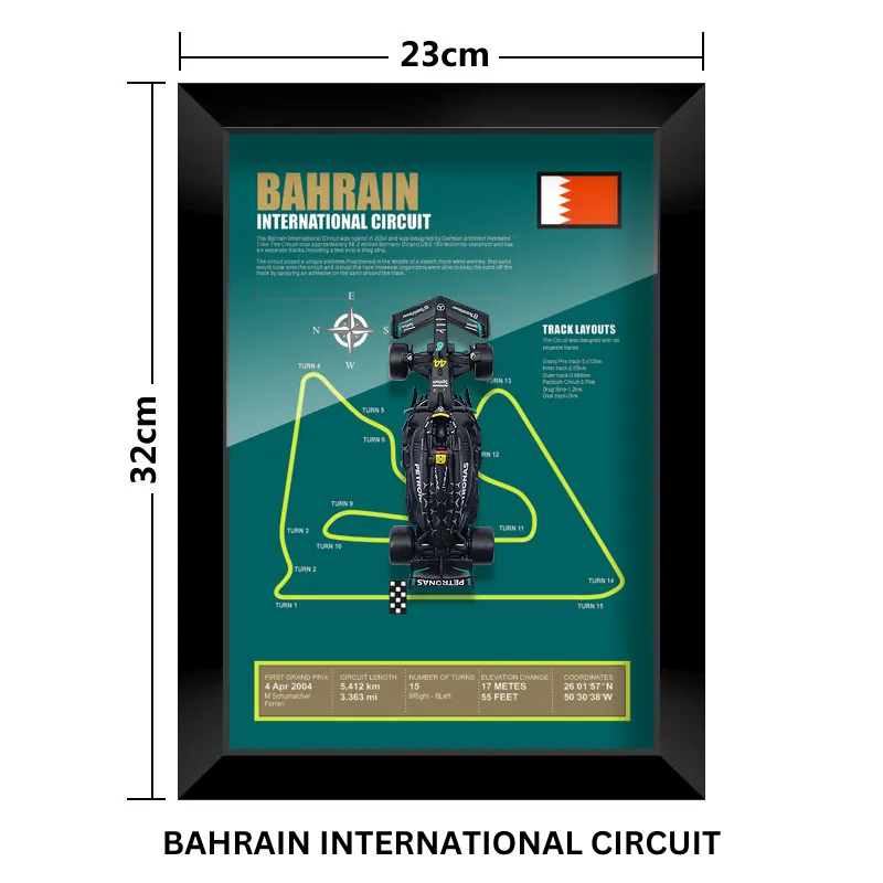 3D F1 Car Frame - Hamilton's W14E