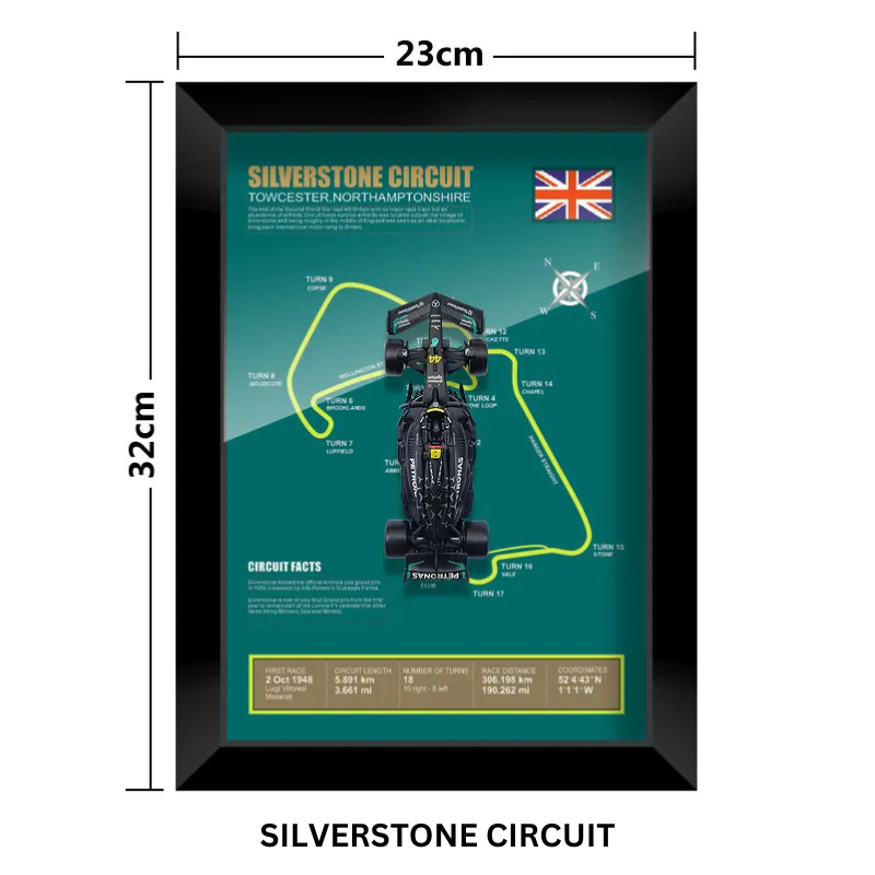 3D F1 Car Frame - Hamilton's W14E