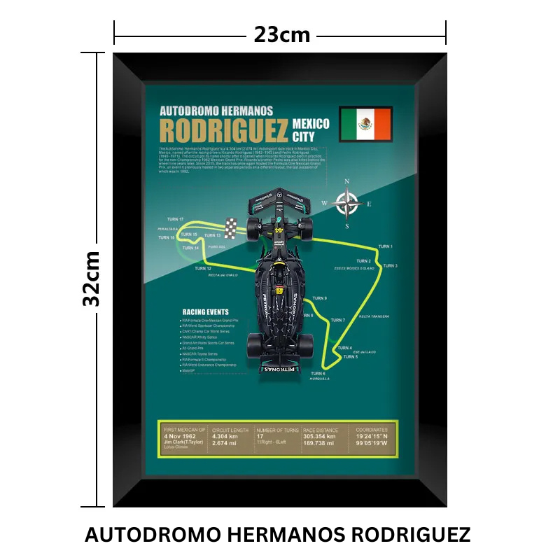 3D F1 Car Frame - Hamilton's W14E