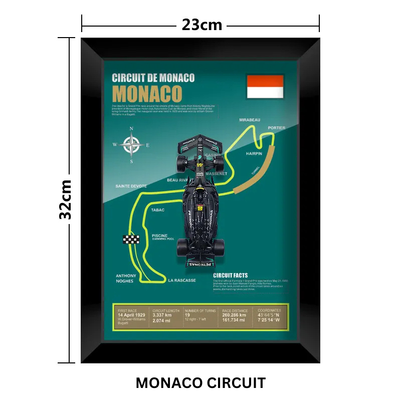 3D F1 Car Frame - Hamilton's W14E