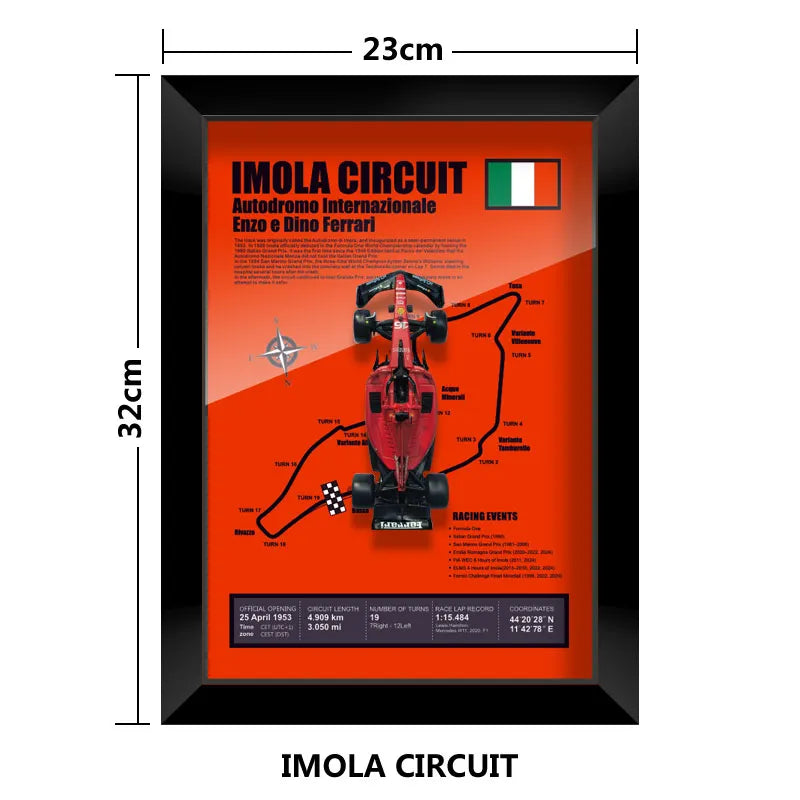 3D F1 Car Frame - Leclerc's SF23