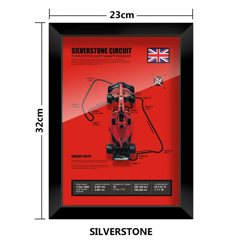 3D F1 Car Frame - Leclerc's SF23