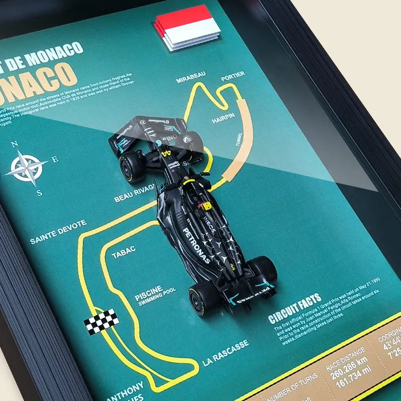 3D F1 Car Frame - Hamilton's W14E