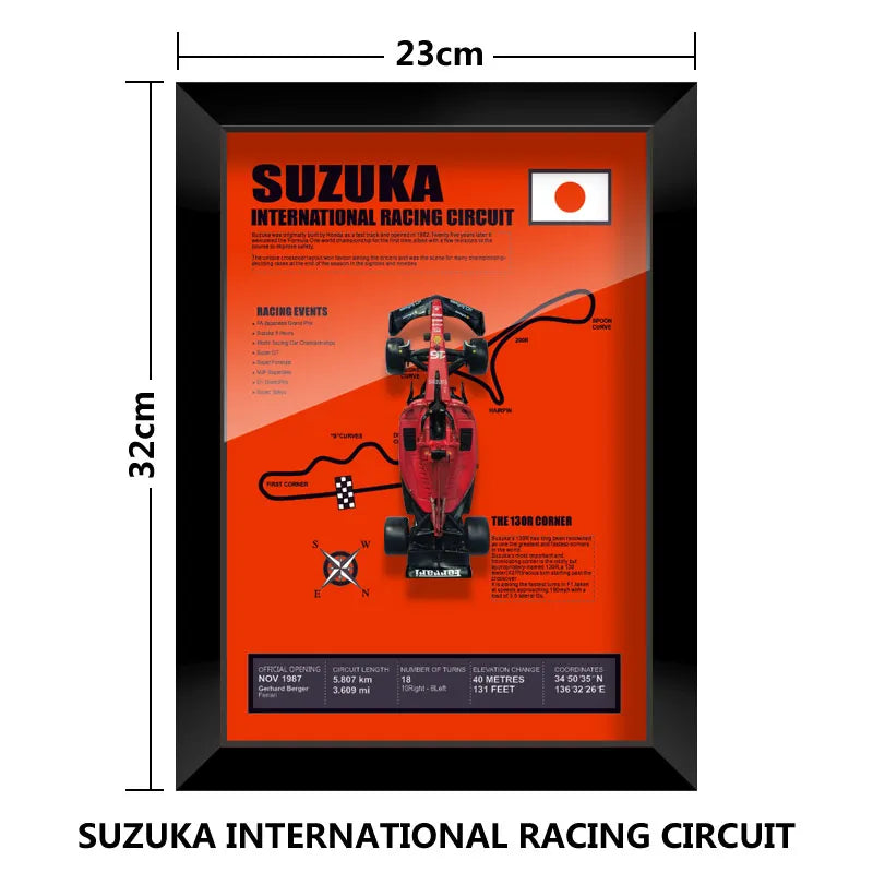 3D F1 Car Frame - Leclerc's SF23