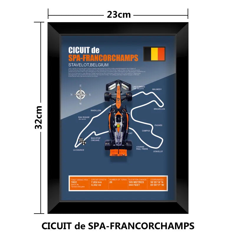 3D F1 Car Frame - Norris MCL60