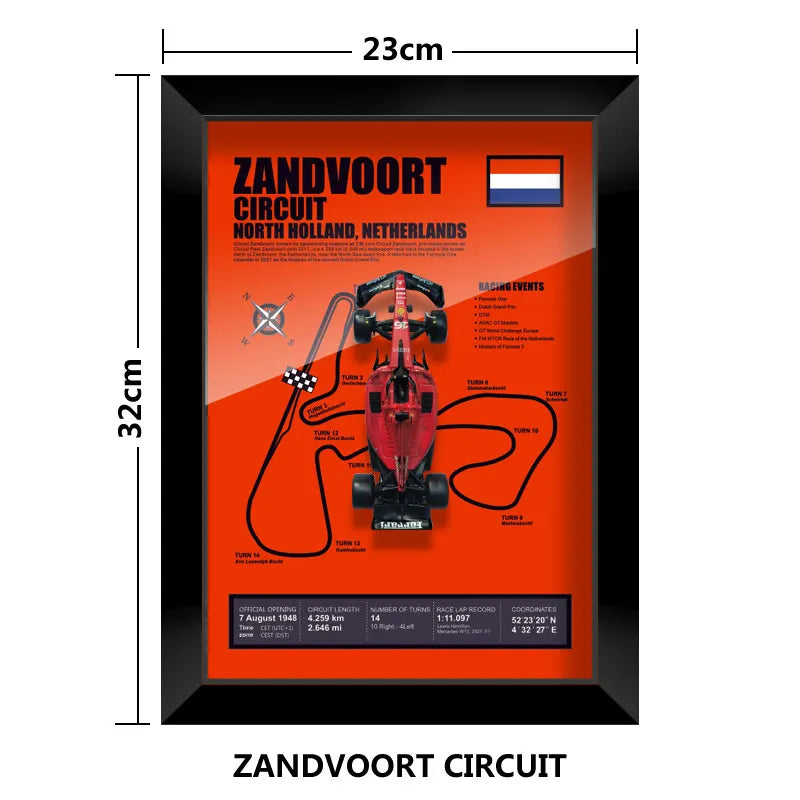 3D F1 Car Frame - Leclerc's SF23
