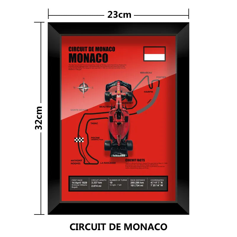 3D F1 Car Frame - Leclerc's SF23