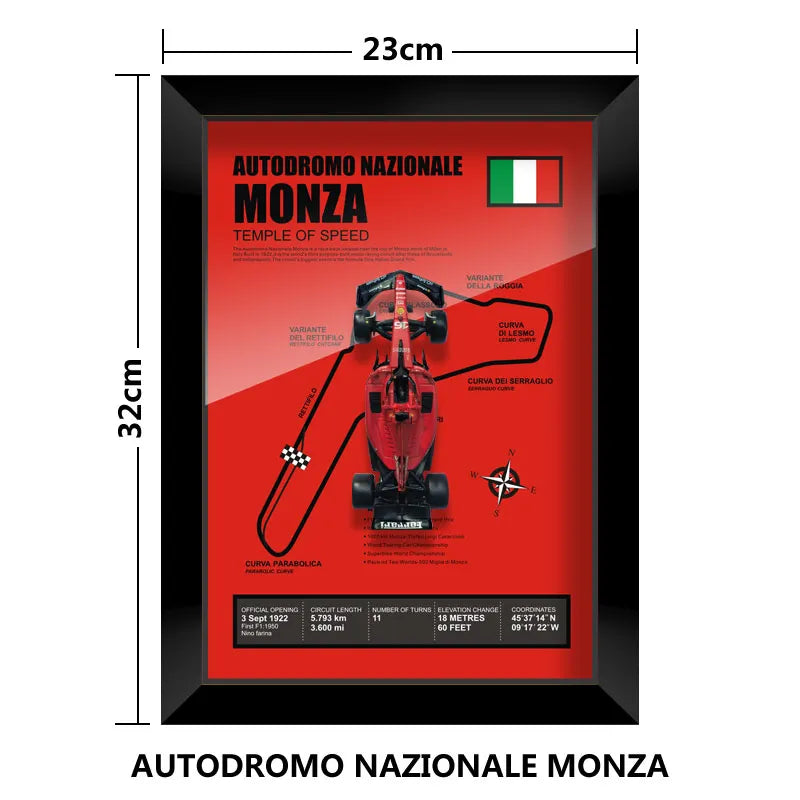 3D F1 Car Frame - Leclerc's SF23
