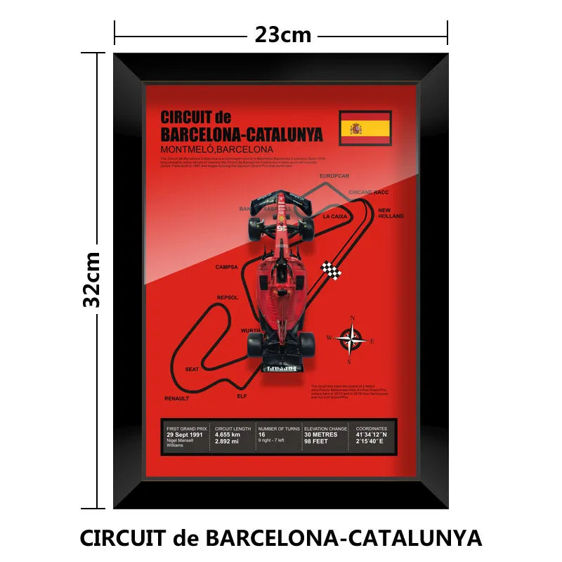 3D F1 Car Frame - Leclerc's SF23