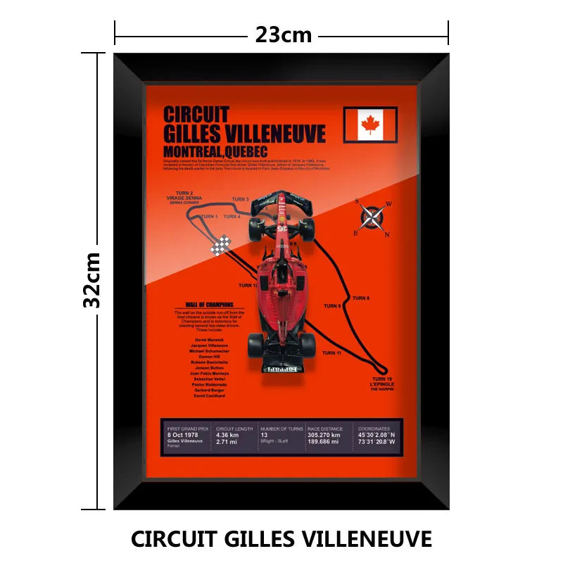 3D F1 Car Frame - Leclerc's SF23