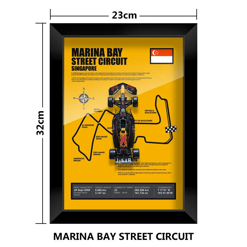 3D F1 Car Frame - Verstappen's RB19