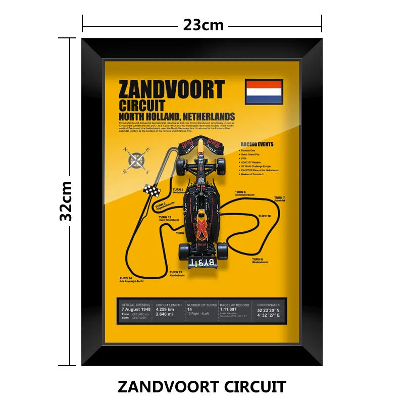 3D F1 Car Frame - Verstappen's RB19
