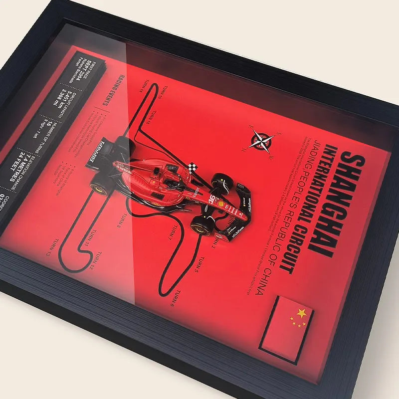 3D F1 Car Frame - Leclerc's SF23