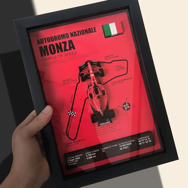 3D F1 Car Frame - Leclerc's SF23