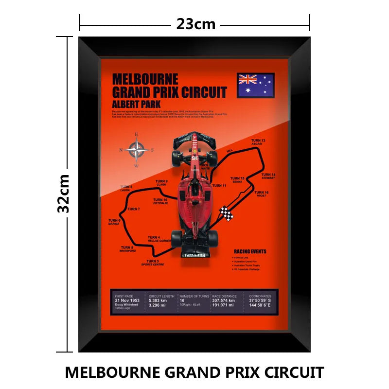 3D F1 Car Frame - Leclerc's SF23