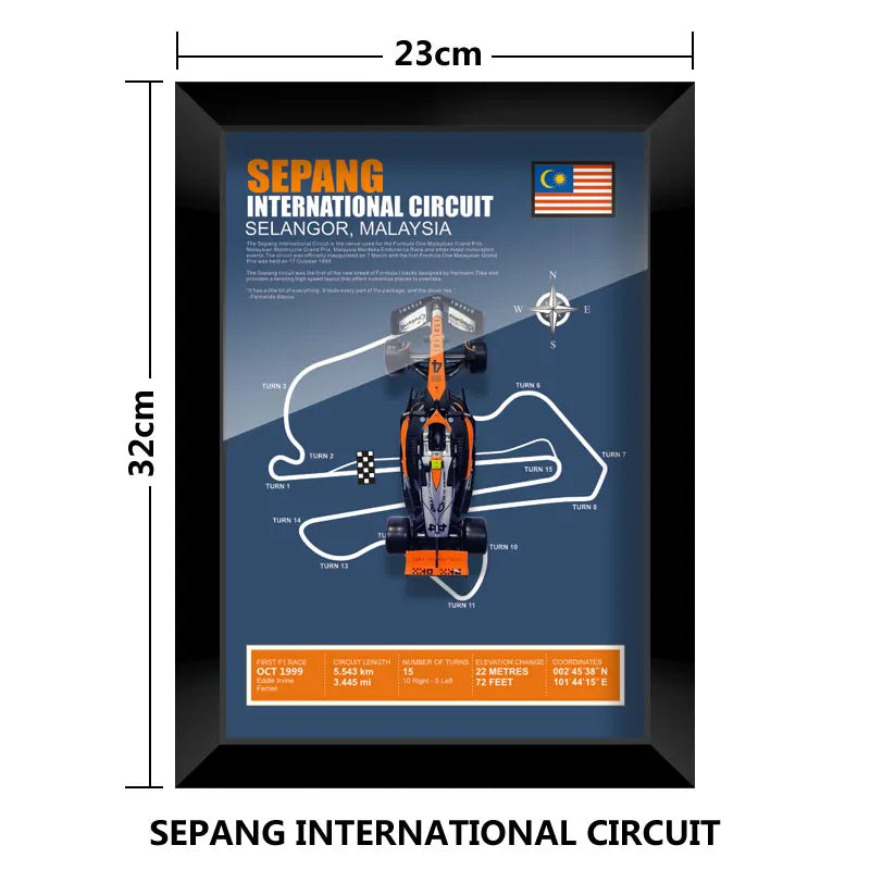 3D F1 Car Frame - Norris MCL60