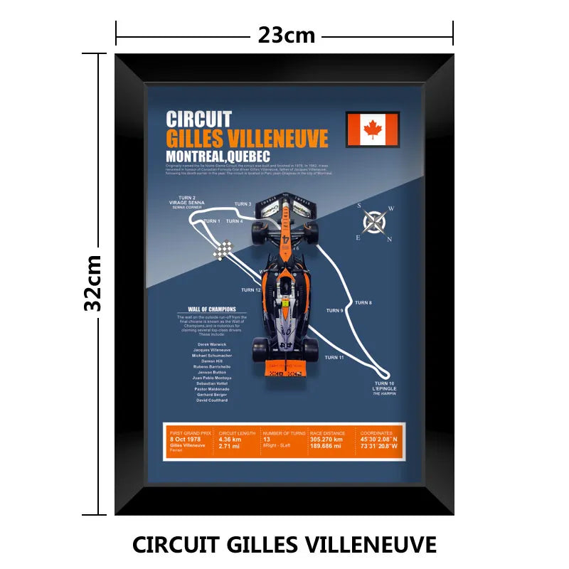 3D F1 Car Frame - Norris MCL60