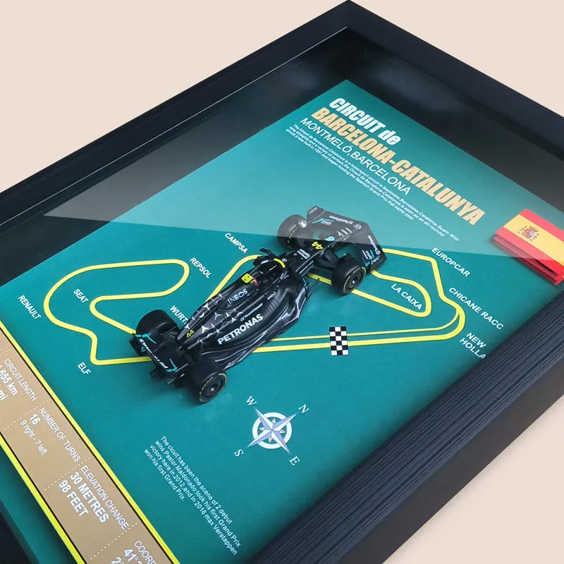 3D F1 Car Frame - Hamilton's W14E