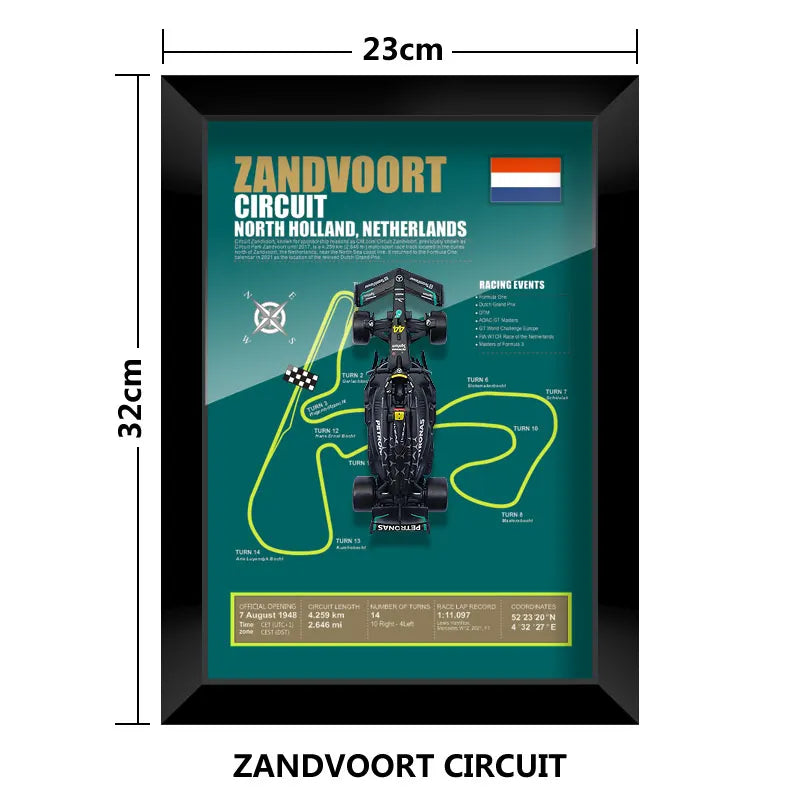 3D F1 Car Frame - Hamilton's W14E