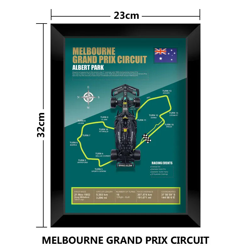 3D F1 Car Frame - Hamilton's W14E