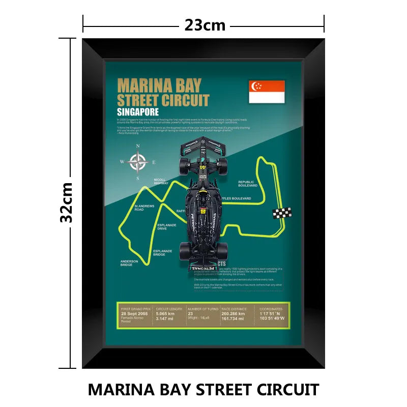 3D F1 Car Frame - Hamilton's W14E