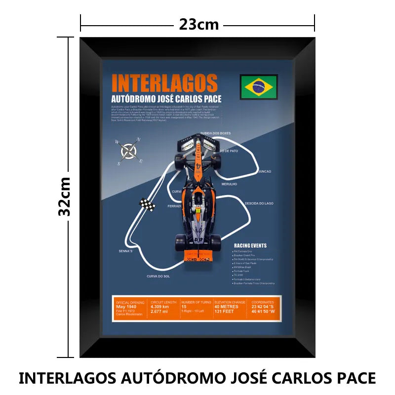 3D F1 Car Frame - Norris MCL60