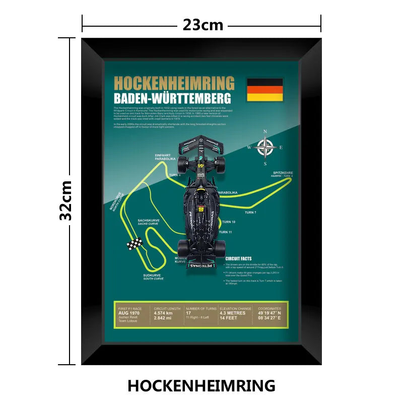 3D F1 Car Frame - Hamilton's W14E