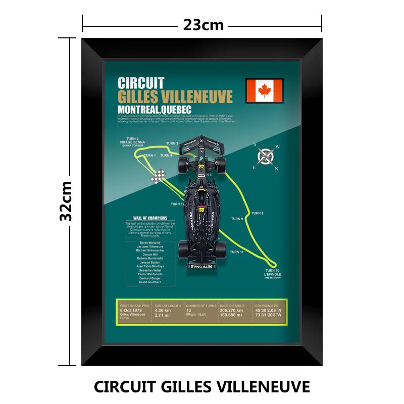 3D F1 Car Frame - Hamilton's W14E