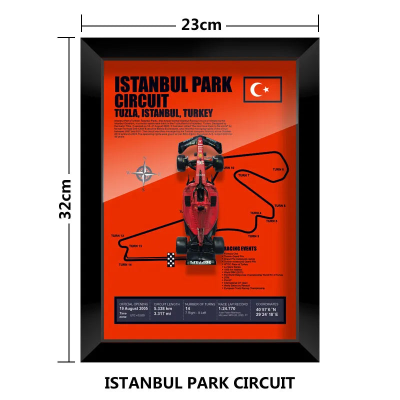 3D F1 Car Frame - Leclerc's SF23