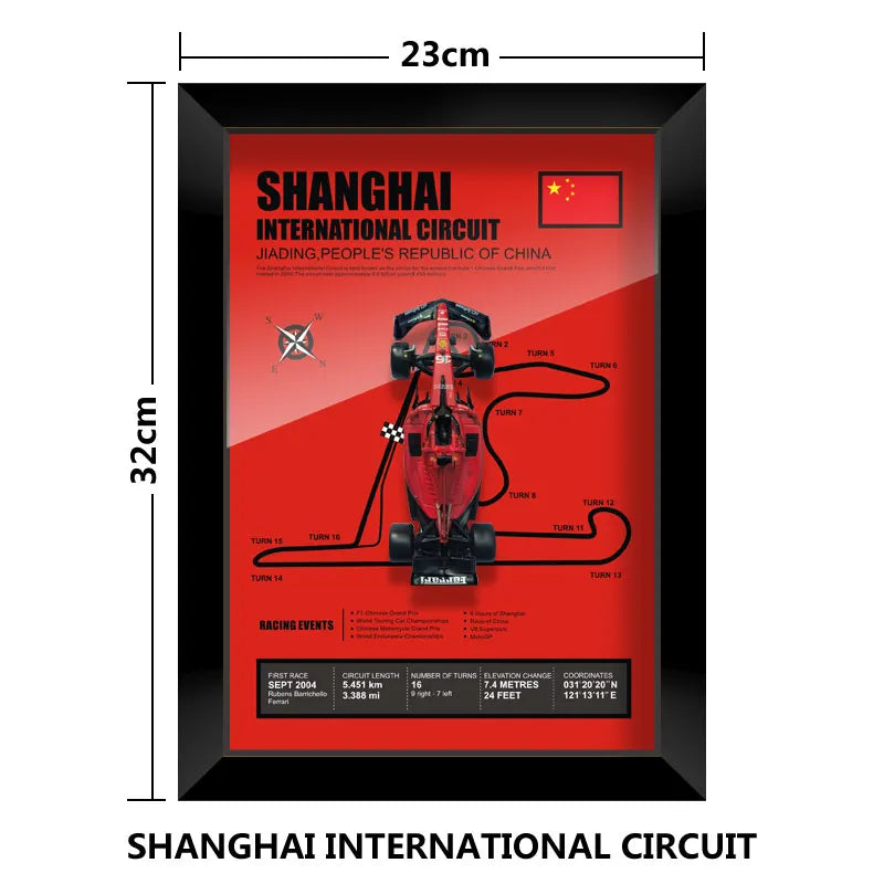 3D F1 Car Frame - Leclerc's SF23